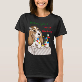 Frohe Weihnachten Mädchen  T-Shirt