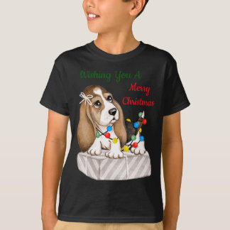 Frohe Weihnachten Mädchen  T-Shirt
