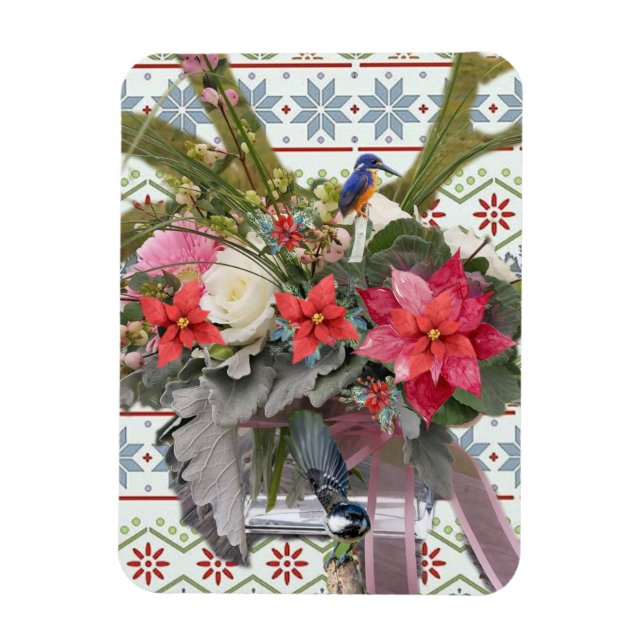 Frohe Weihnachten! Magnet (Vertikal)