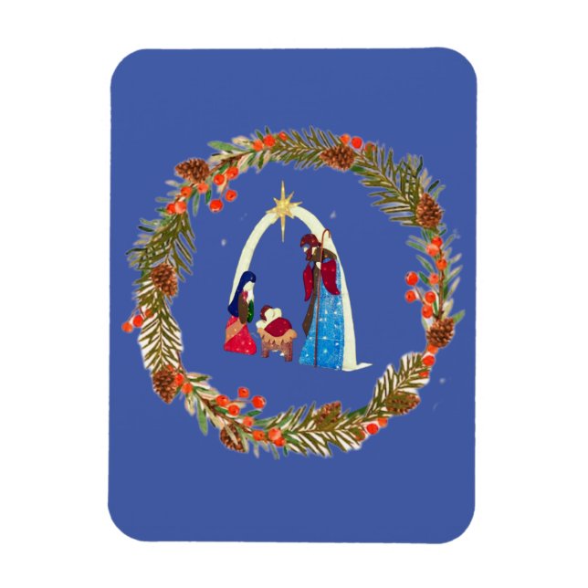 Frohe Weihnachten! Magnet (Vertikal)