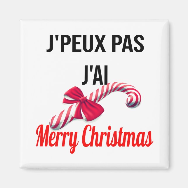 Frohe Weihnachten Magnet (Vorne)