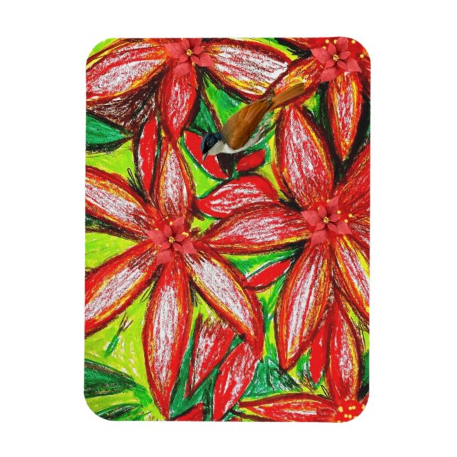 Frohe Weihnachten! Magnet (Vertikal)