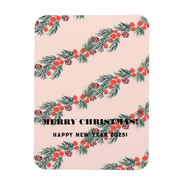 Frohe Weihnachten! Magnet (Vertikal)