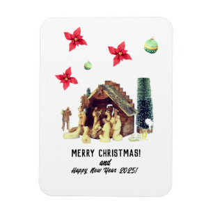 Frohe Weihnachten! Magnet