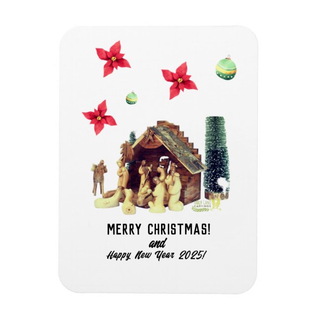 Frohe Weihnachten! Magnet (Vertikal)