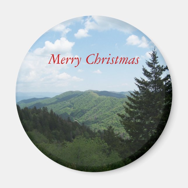 Frohe Weihnachten Magnet (Vorne)