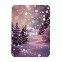 Frohe Weihnachten Magnete - Anpassbarer Text 