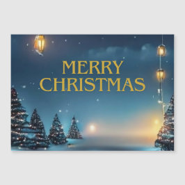 frohe Weihnachten Magnetkarte