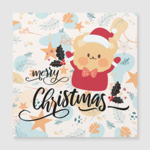 frohe Weihnachten Magnetkarte