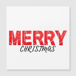 Frohe Weihnachten Magnetkarte