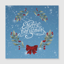 Frohe Weihnachten Magnetkarte