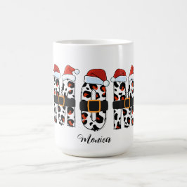 Frohe Weihnachten Mama Personalisierter Name Kaffeetasse