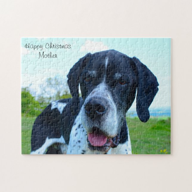 Frohe Weihnachten-Mama. Puzzle (Horizontal)