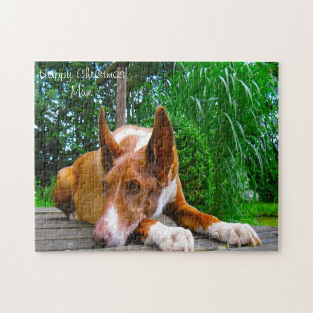 Frohe Weihnachten-Mama. Puzzle (Horizontal)