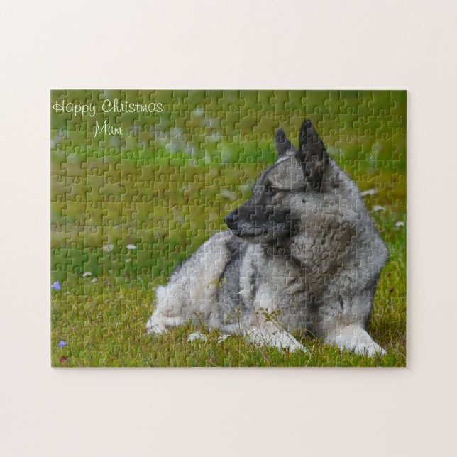 Frohe Weihnachten-Mama. Puzzle (Horizontal)