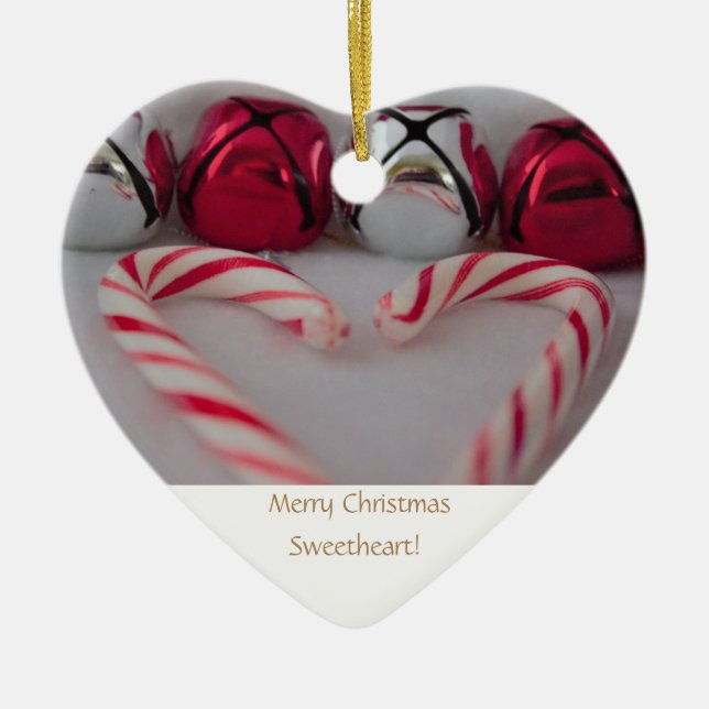 Frohe Weihnachten, mein Schatz! Keramikornament (Vorne)