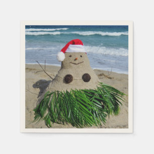 Frohe Weihnachten Mele Kalikimaka Serviette