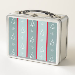 Frohe Weihnachten Metall Lunch Box