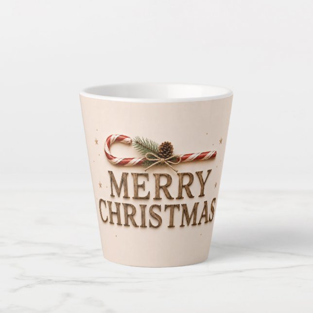 FROHE WEIHNACHTEN MILCHTASSE (Vorderseite)