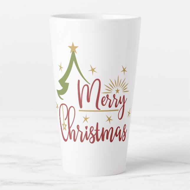 Frohe Weihnachten Milchtasse (Vorderseite)