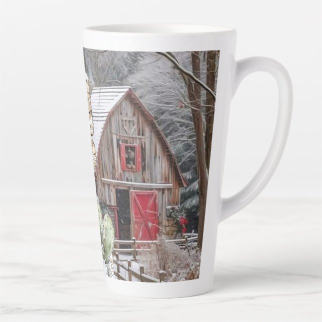 Frohe Weihnachten Milchtasse (Rechts)