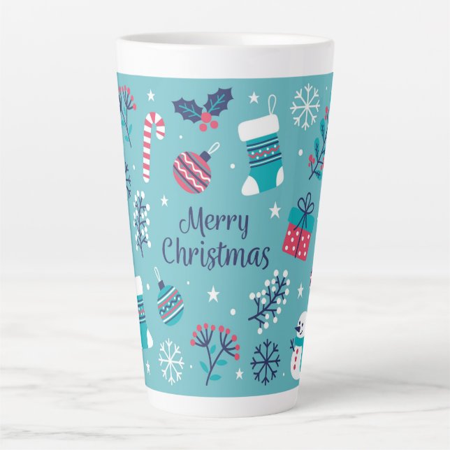 Frohe Weihnachten Milchtasse (Vorderseite)