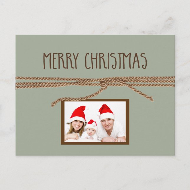 Frohe Weihnachten Mini-Foto (Vorderseite)
