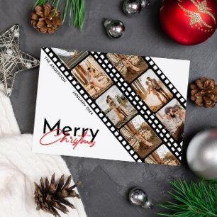 Frohe Weihnachten Minimal Kamera Film Collage Foto