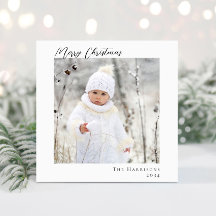 Frohe Weihnachten Minimal Modernes Foto