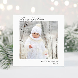 Frohe Weihnachten Minimal Modernes Foto