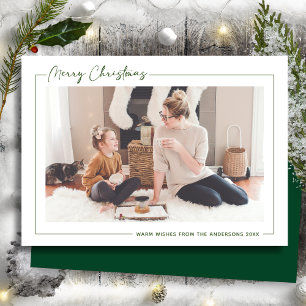 Frohe Weihnachten Minimalistisch Elegantes Foto
