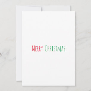 Frohe Weihnachten minimalistischer einfacher Feier