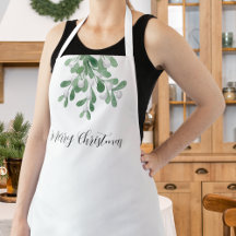 Frohe Weihnachten Mistletoe Greenery