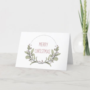 Frohe Weihnachten Mistletoe Wreath
