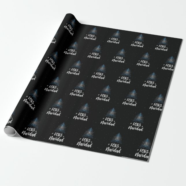 Frohe Weihnachten mit Argentinienflagge Geschenkpapier (Ungerollt)