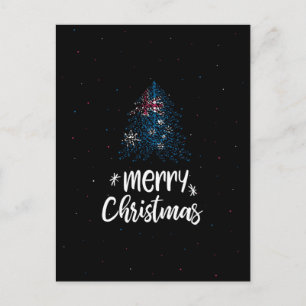 Frohe Weihnachten mit australischer Flagge