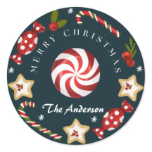 Frohe Weihnachten mit Cookies Cute Personalisiert