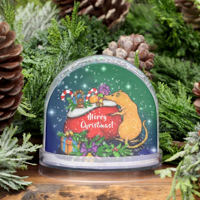 Frohe Weihnachten mit dem Rattenprinzen Schneekugeln (Winter)