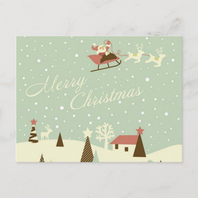 Frohe Weihnachten mit dem Weihnachtsmann, Rudolfs, (Vorderseite)