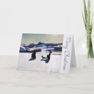 Frohe Weihnachten mit einem amerikanischen Maler G