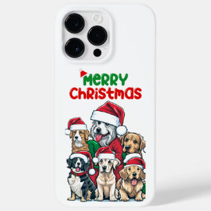Frohe Weihnachten mit Hunden Case-Mate iPhone 14 Pro Max Hülle