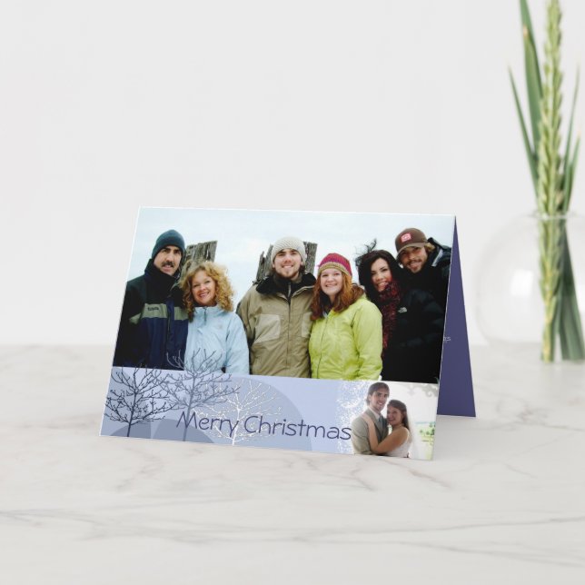 Frohe Weihnachten mit Ihrem Weihnachtsbrief im Inn (Vorderseite)