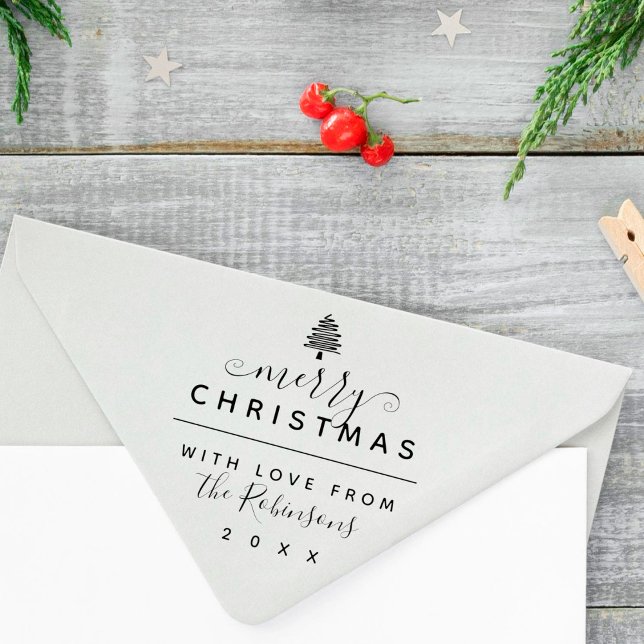 Frohe Weihnachten mit Liebe | Custom Script-Gesche Permastempel (Von Creator hochgeladen)