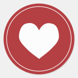 Frohe Weihnachten mit Liebe Urlaub Umschlag Aufkle Runder Aufkleber