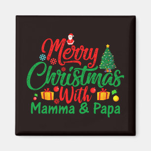 Frohe Weihnachten mit Mamma & Papa-42705 Magnet