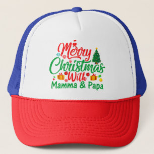 Frohe Weihnachten mit Mamma & Papa-42705 Truckerkappe