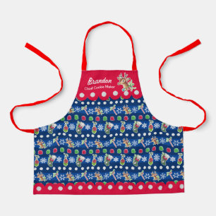 Frohe Weihnachten mit Meowy Rentier Schürze