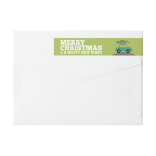 Frohe Weihnachten mit neuen Zuhause Address Moving