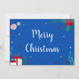 Frohe Weihnachten mit Ornamenten, Geschenke & Garl Einladung