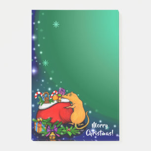Frohe Weihnachten mit Rat Prince Post-it Klebezettel